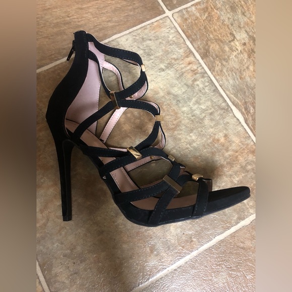 WOMENS HIGH HEEL SANDALS BY SHOE REPUBLIC SIZE 8.5 - Picture 4 of 11